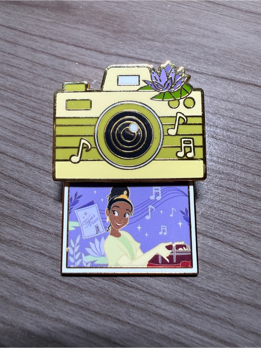 Disney Pins Tiana Camera Slider